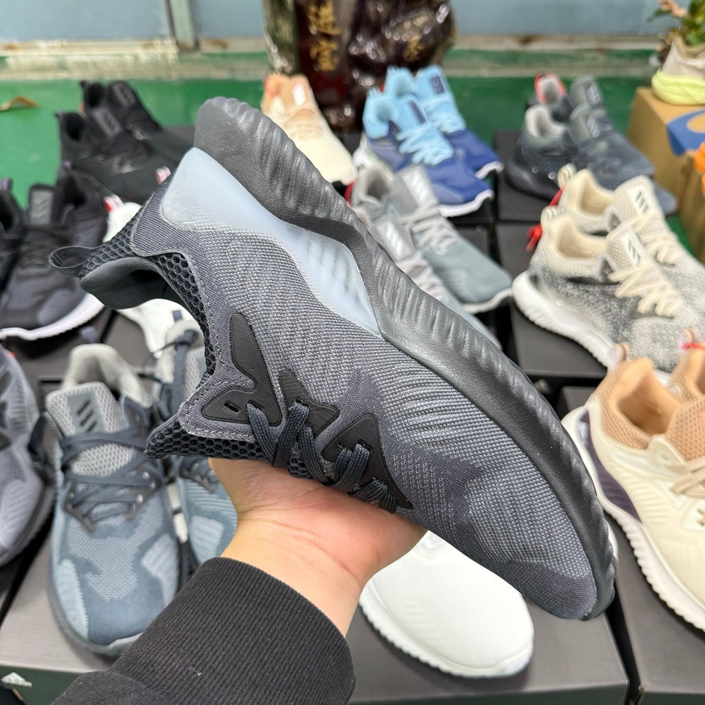 adidas Alphabounce HPC AMS Sneakers in Gray White - product image from the listing.