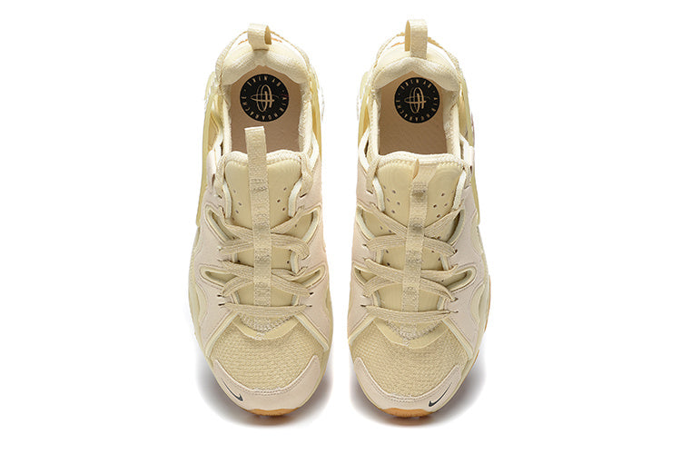 Nike Air Huarache Run Sneakers in Cream and Gum - product image from the listing.