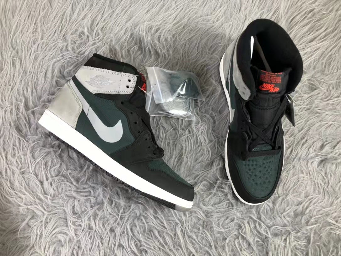 Air Jordan 1 Element Gore-Tex High-Top Sneakers in Black Grey - product image from the listing.