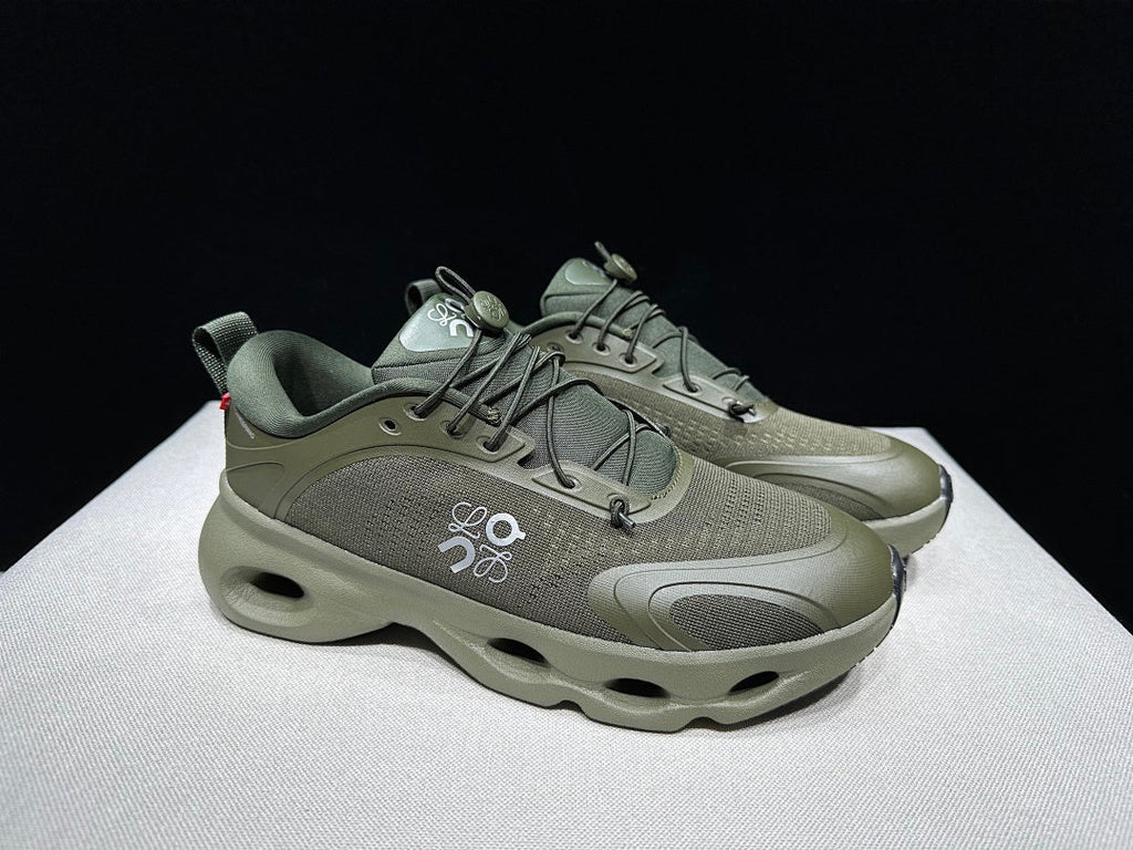 LOEWE x On Cloudventure 3.0 Sneakers in Military in Green - product image from the listing.