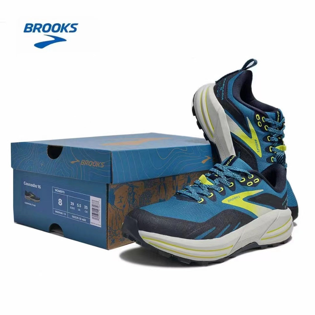 Brooks Cascadia 16 Trail Running Shoes in Blue - product image from the listing.