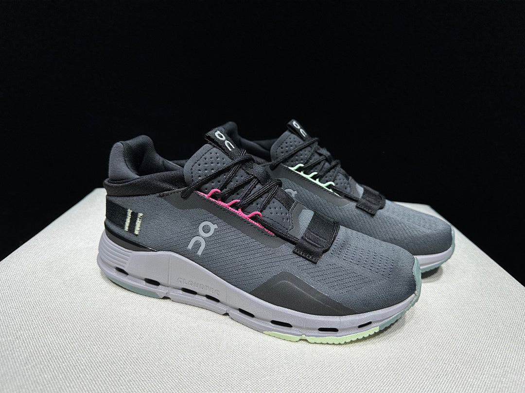 Gray and Black On Cloudnova 2 Sneakers - product image from the listing.