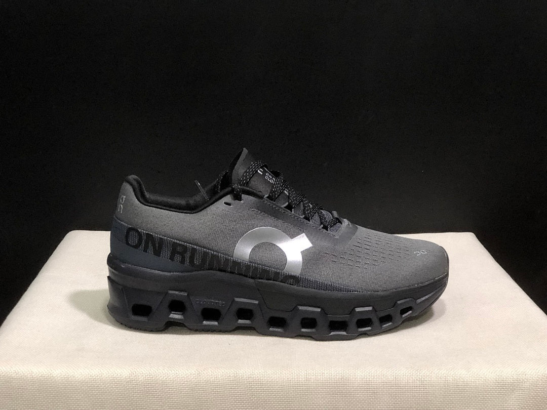 Gray and Black On Cloudmonster 2 Running Shoes - product image from the listing.