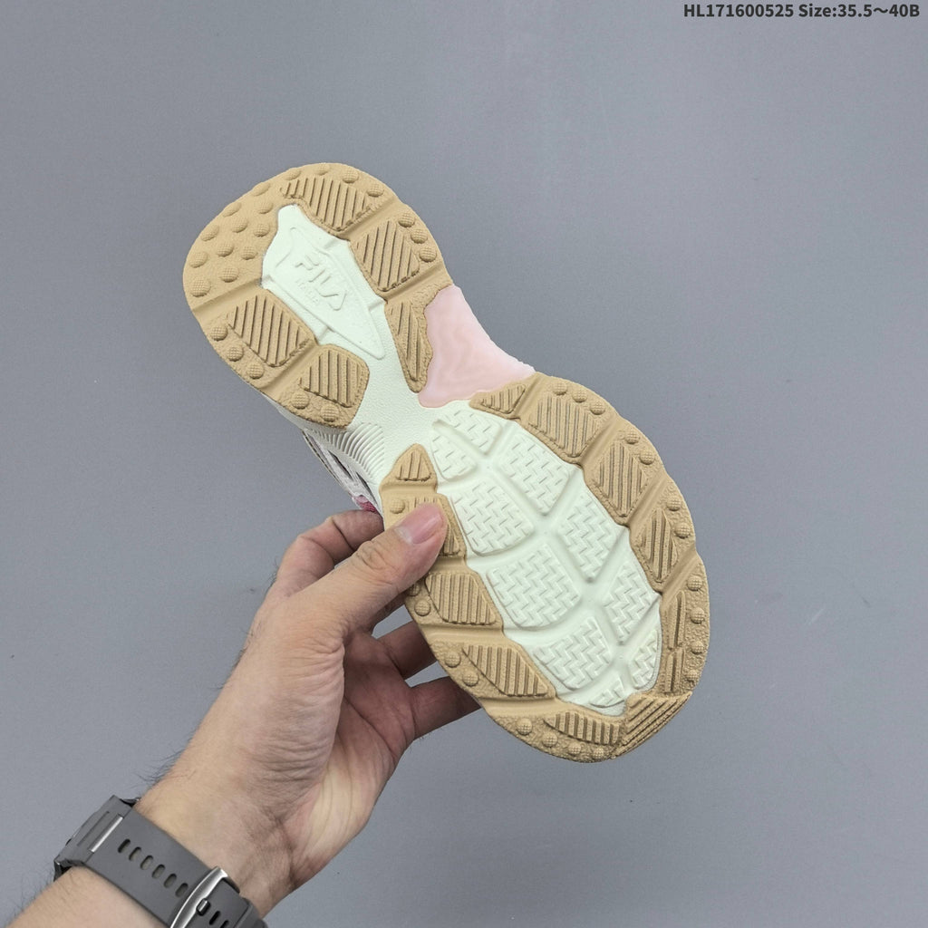 FILA FERN Low-Top Sneakers in White Pink F12W622118FMP - product image from the listing.