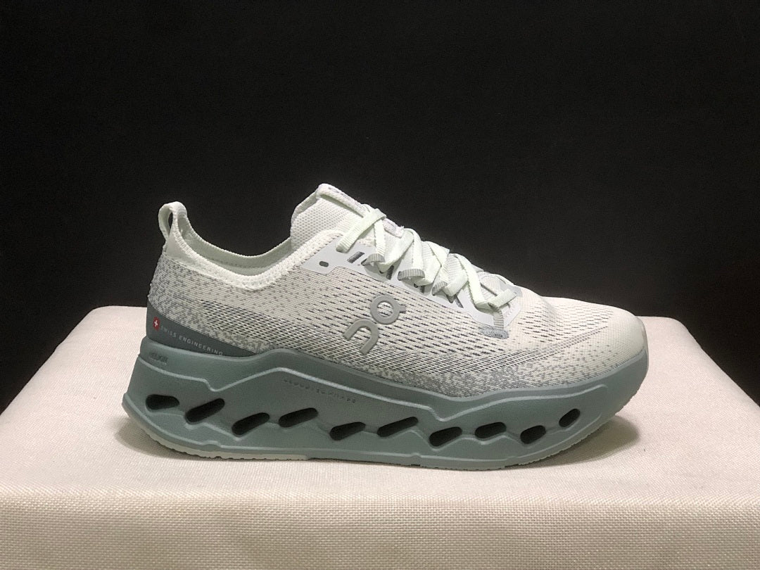 On Cloudsurfer Max Shoes for Running, Grey and Moon - product image from the listing.
