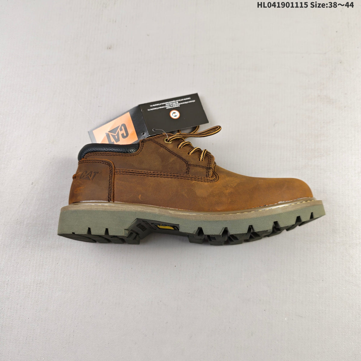 Brown Low-Cut Lace-Up Utility Boots HL041901115 by CAT - product image from the listing.