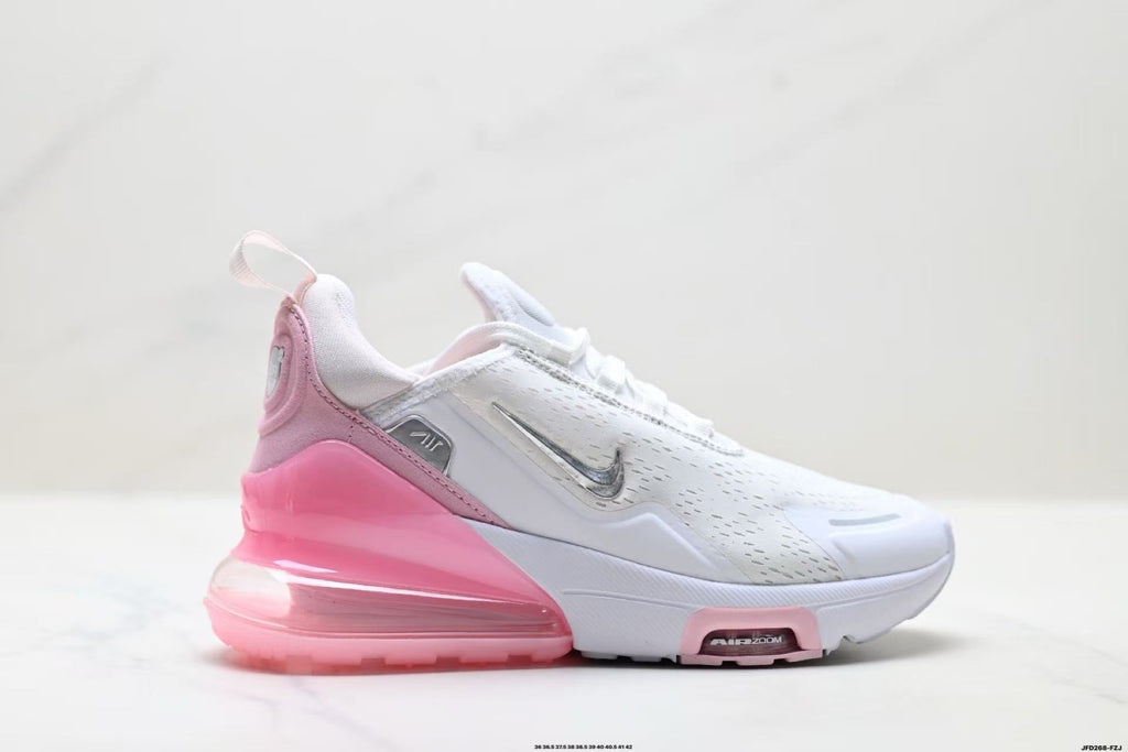 Nike Air Zoom Sneakers in White and Pink - product image from the listing.