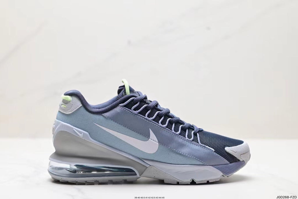 Nike Air Max Scorpion Sneakers in Blue, in White and Gray - product image from the listing.
