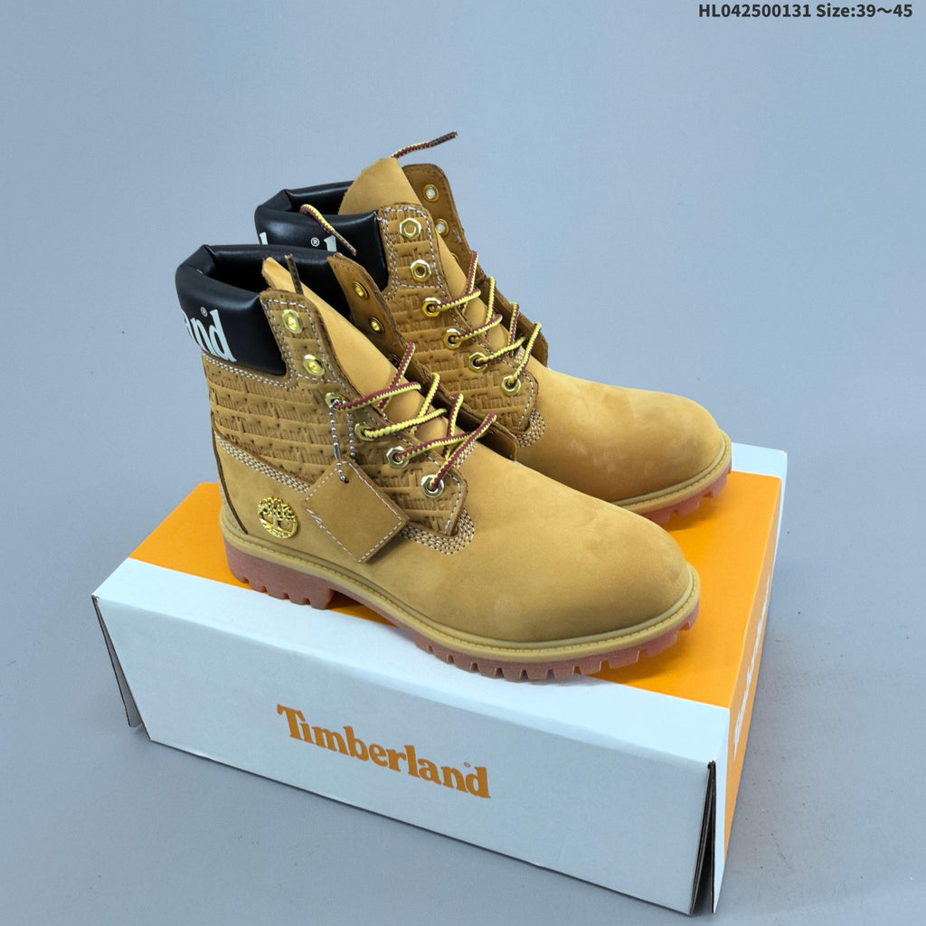 Yellow Lace-Up Ankle Boots by Timberland - product image from the listing.