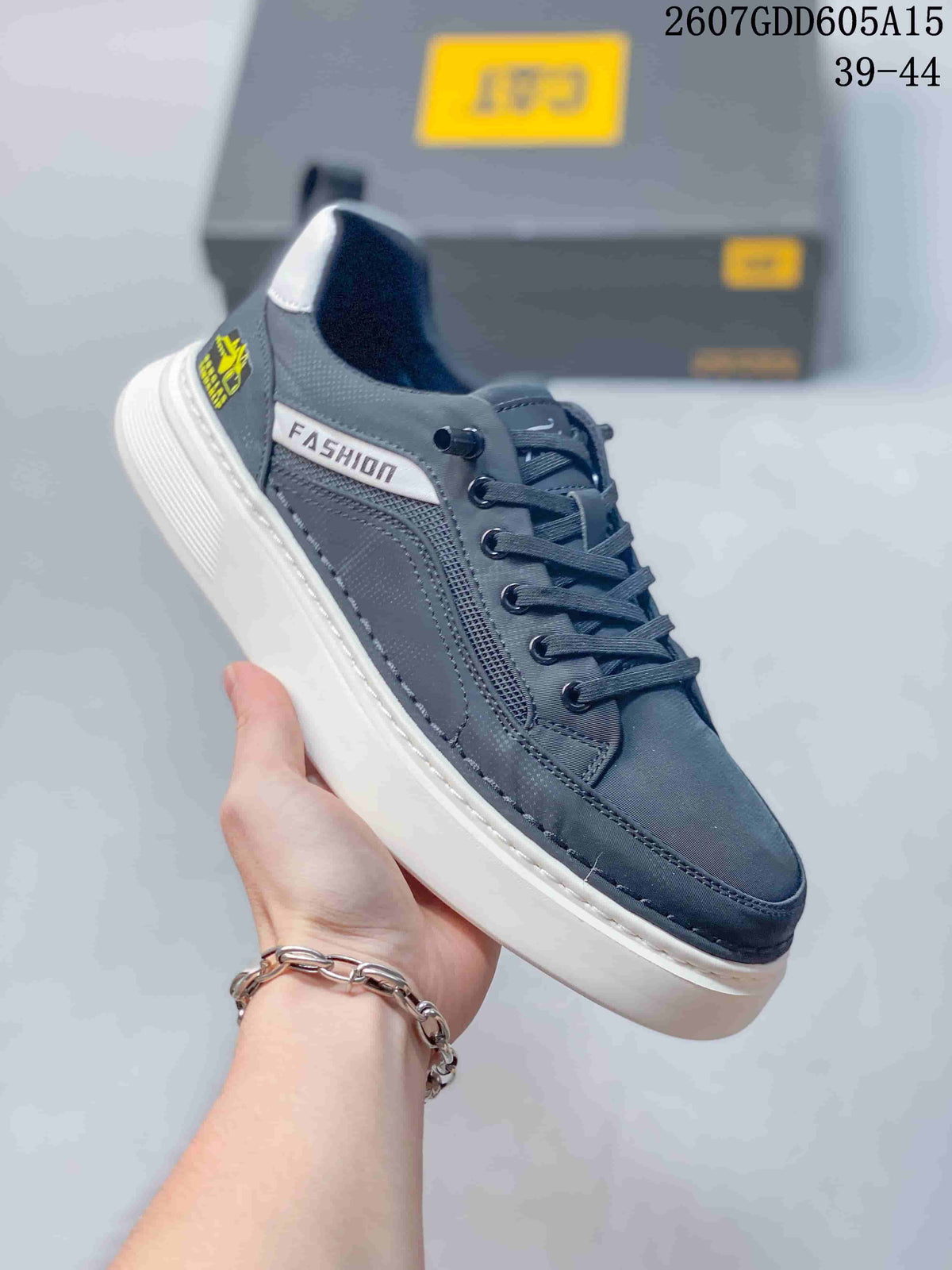 Taupe and Charcoal CAT 2607GDD605A15 Casual Sneakers - product image from the listing.
