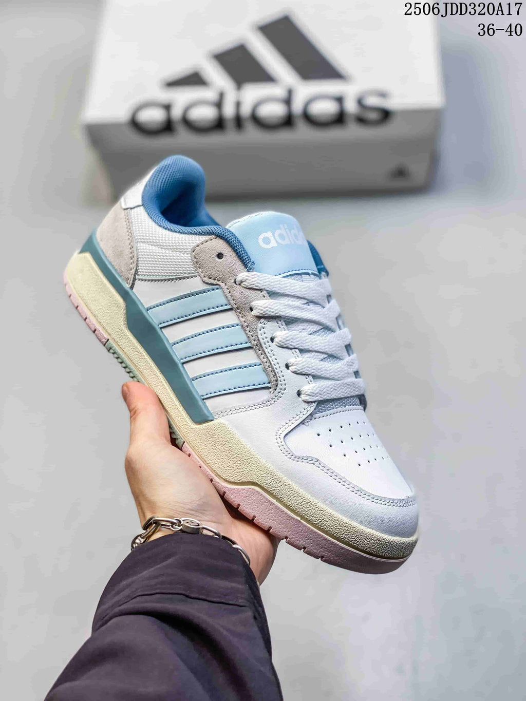 adidas Entrap Sneakers in White Light Blue GW5499 - product image from the listing.