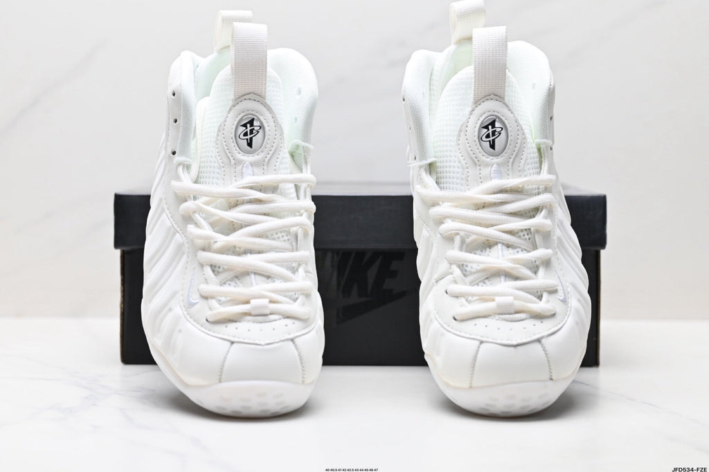 Nike Air Foamposite One Penny Basketball Sneakers in White JFD534-FZE - product image from the listing.
