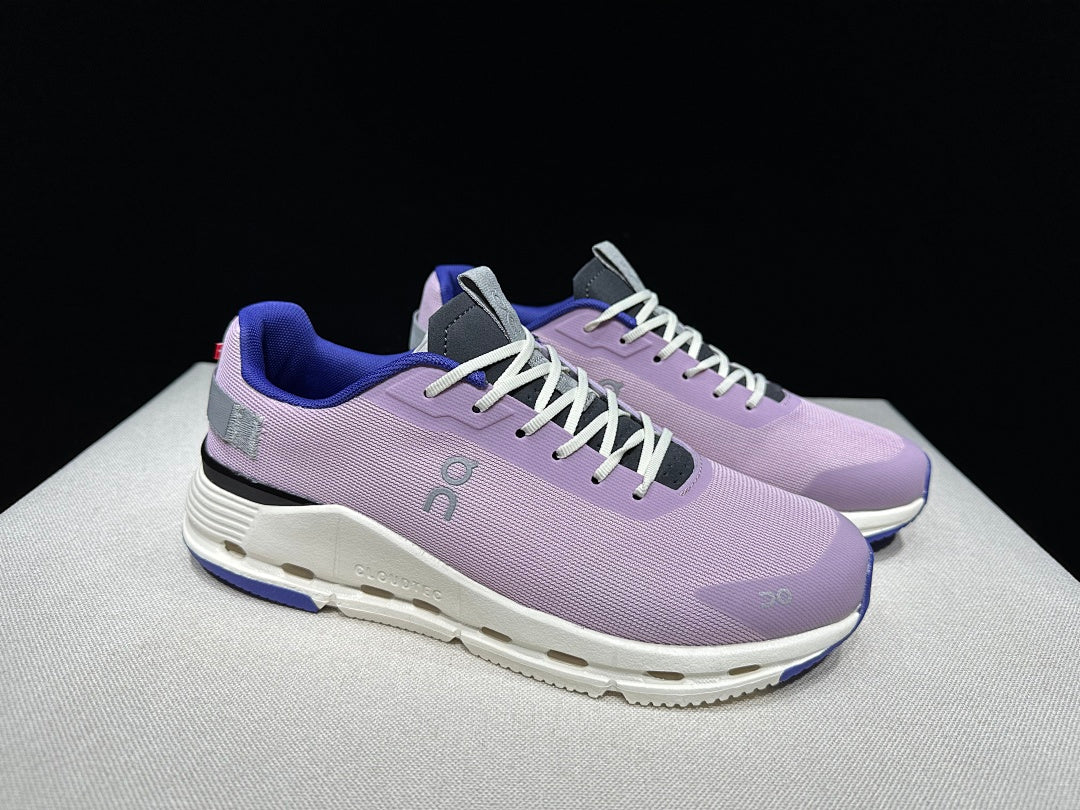 On Cloudnova Form 2 Sneakers in Lilac and in White - product image from the listing.