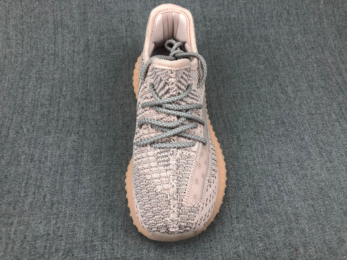 Adidas Yeezy Boost 350 V2 Kids Sneakers in Silver Pink - product image from the listing.