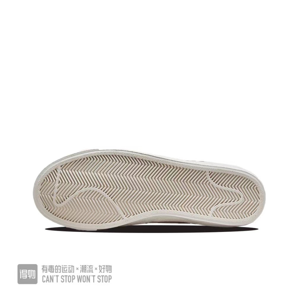 Nike Blazer Low 07 Sneakers in White Pink - product image from the listing.
