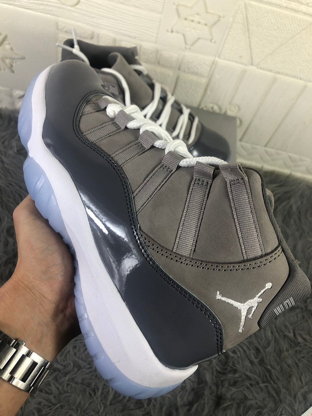 Air Jordan 11 High Cool Grey CT8012-005 Sneakers - product image from the listing.