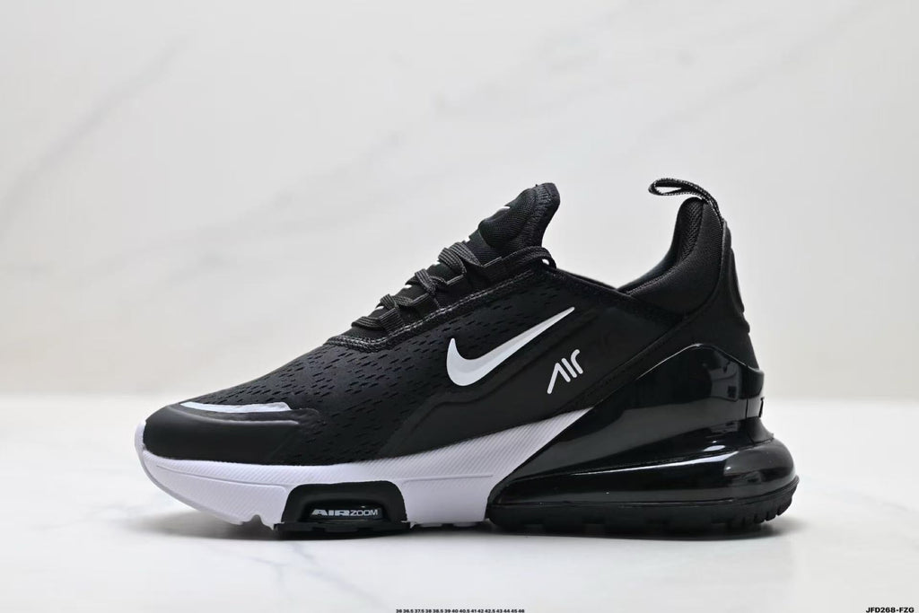 Nike Air Max 270 Sneakers in Black and White - product image from the listing.