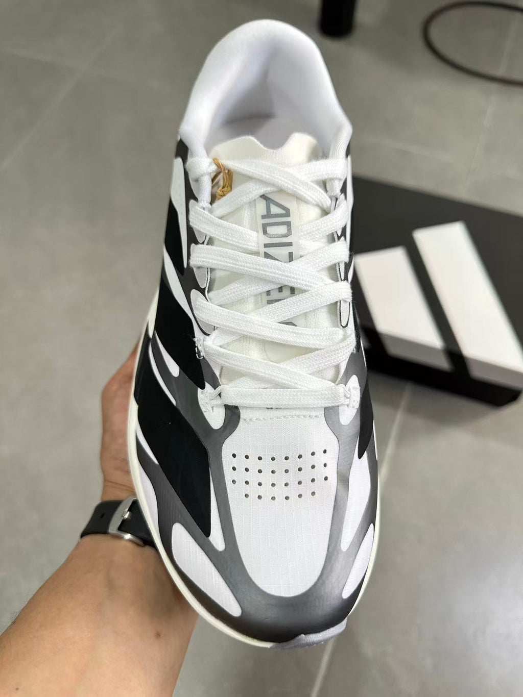 Nike Lightstrike Pro Running Shoes in White Black KI4763 - product image from the listing.