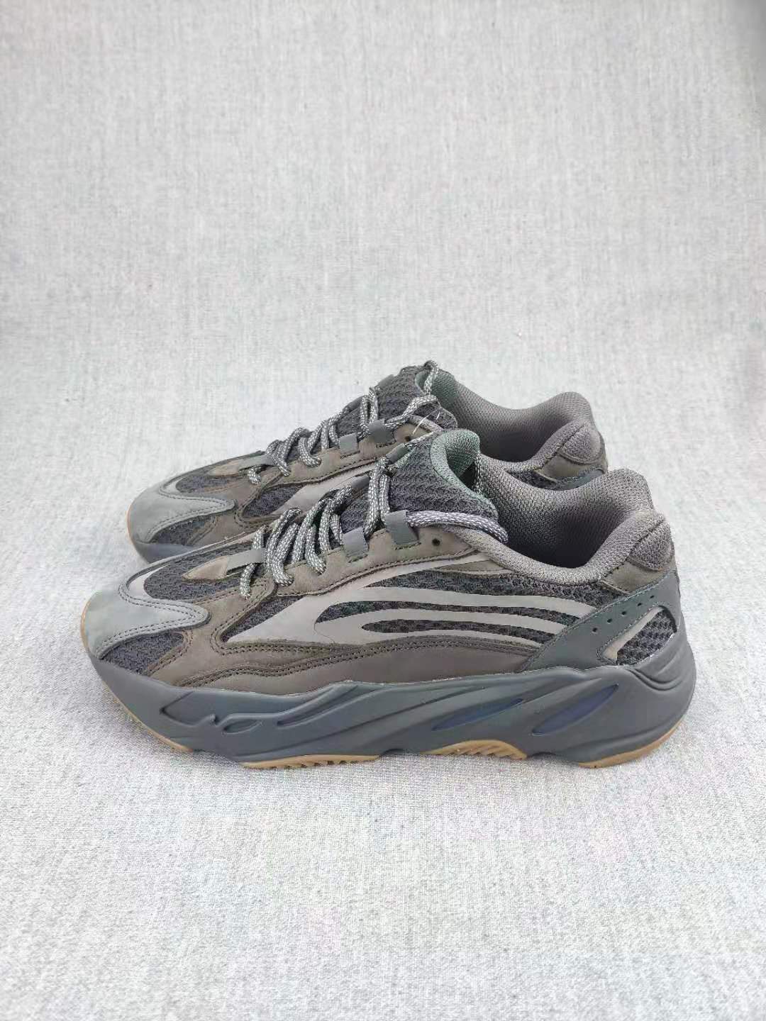Grey and Beige Yeezy 700 V2 Sneakers - product image from the listing.