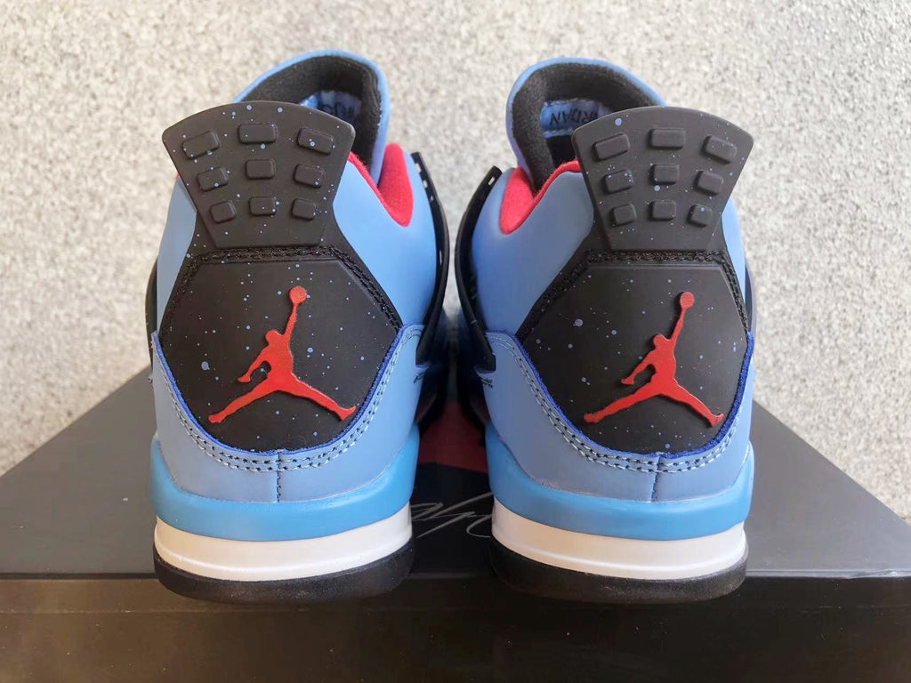Ice Blue Jordan 4 Paris Sneakers - product image from the listing.