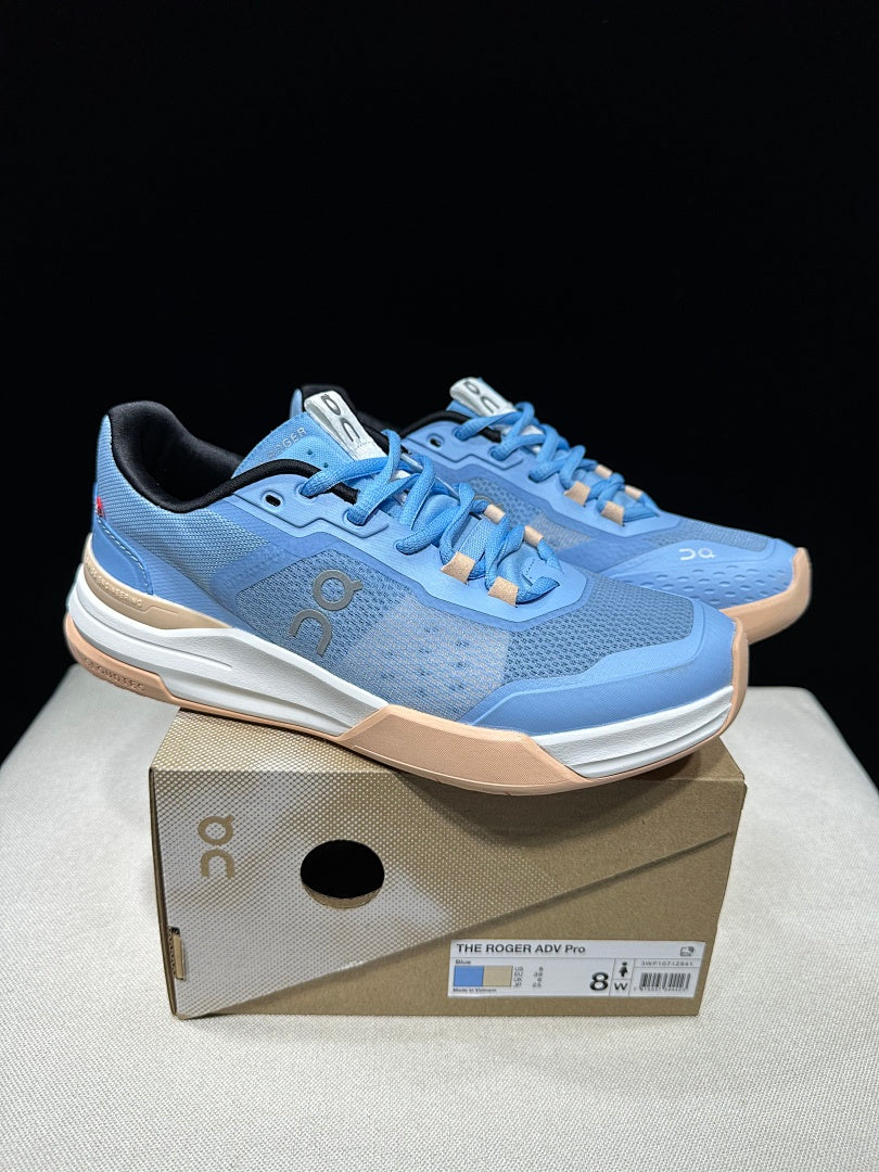 On THE ROGER Advantage Pro Blue Tennis Footwear - product image from the listing.