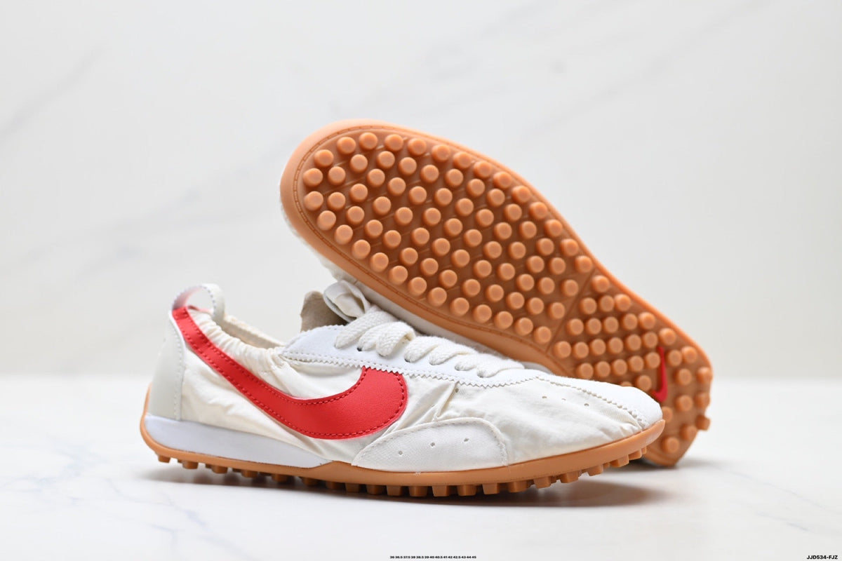 White and Red Nike x Jacquemus Low-Profile Sneakers - product image from the listing.