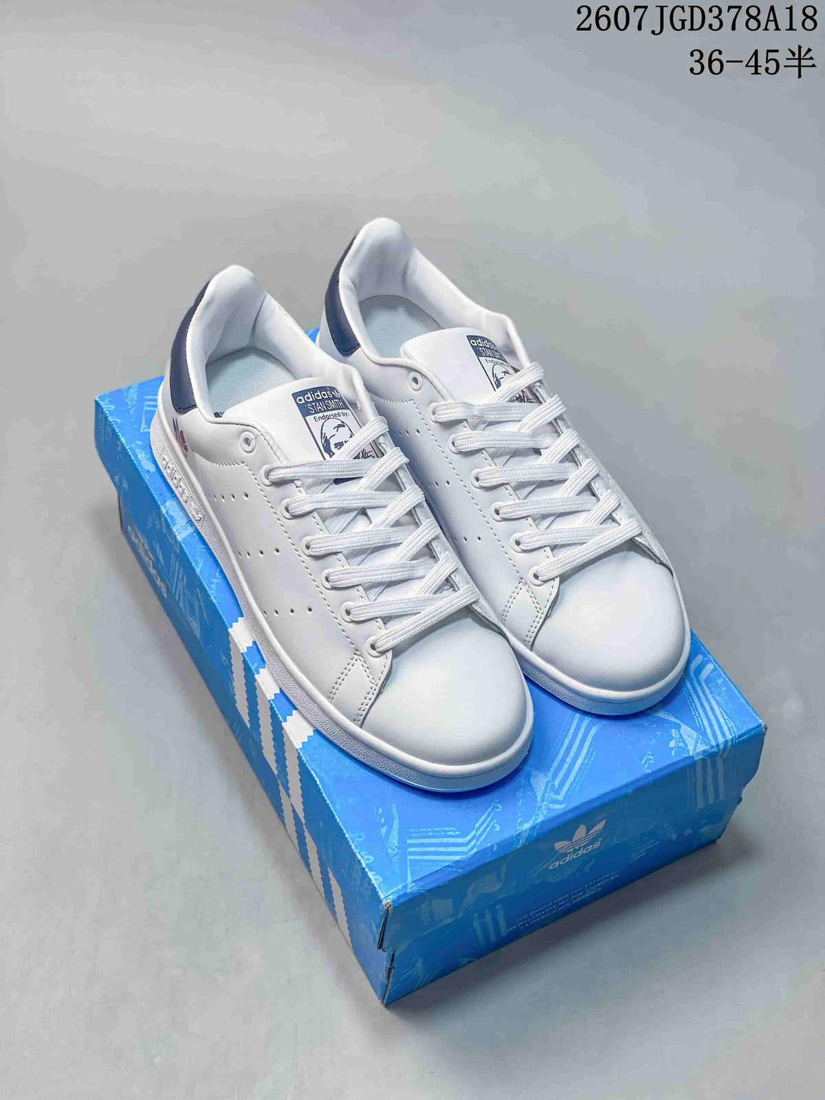adidas Stan Smith Low-Top Sneakers in White 2607TGD378A18 - product image from the listing.