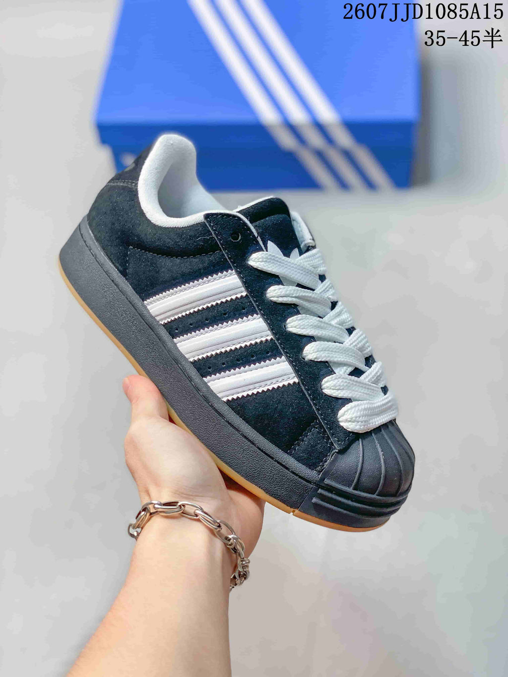 adidas Originals Superstar XLG Shell-Toe Low-Cut Sneakers - product image from the listing.