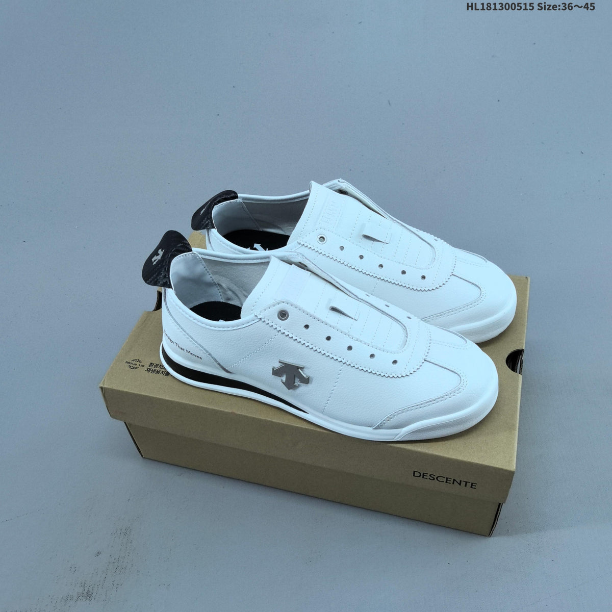 Descente Chron Tempo Slim Retro Low-Profile Trainers - product image from the listing.