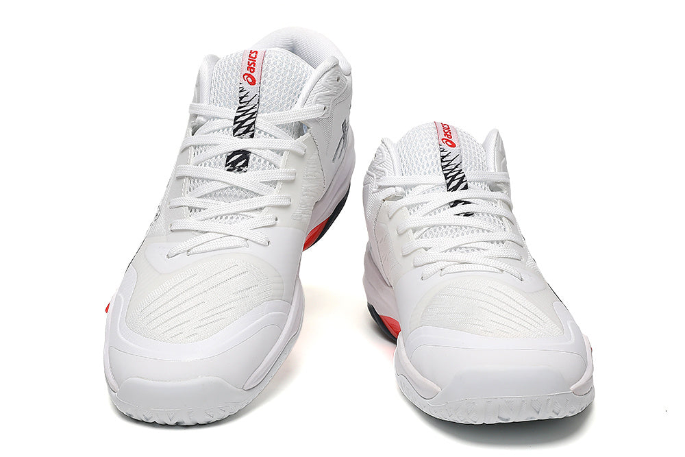 ASICS Sky Elite FF 3 Volleyball Shoes in White Navy Red - product image from the listing.