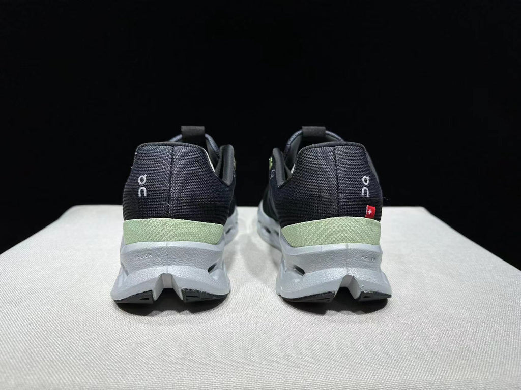 Black and Glacier On Cloudsurfer Running Shoes - product image from the listing.
