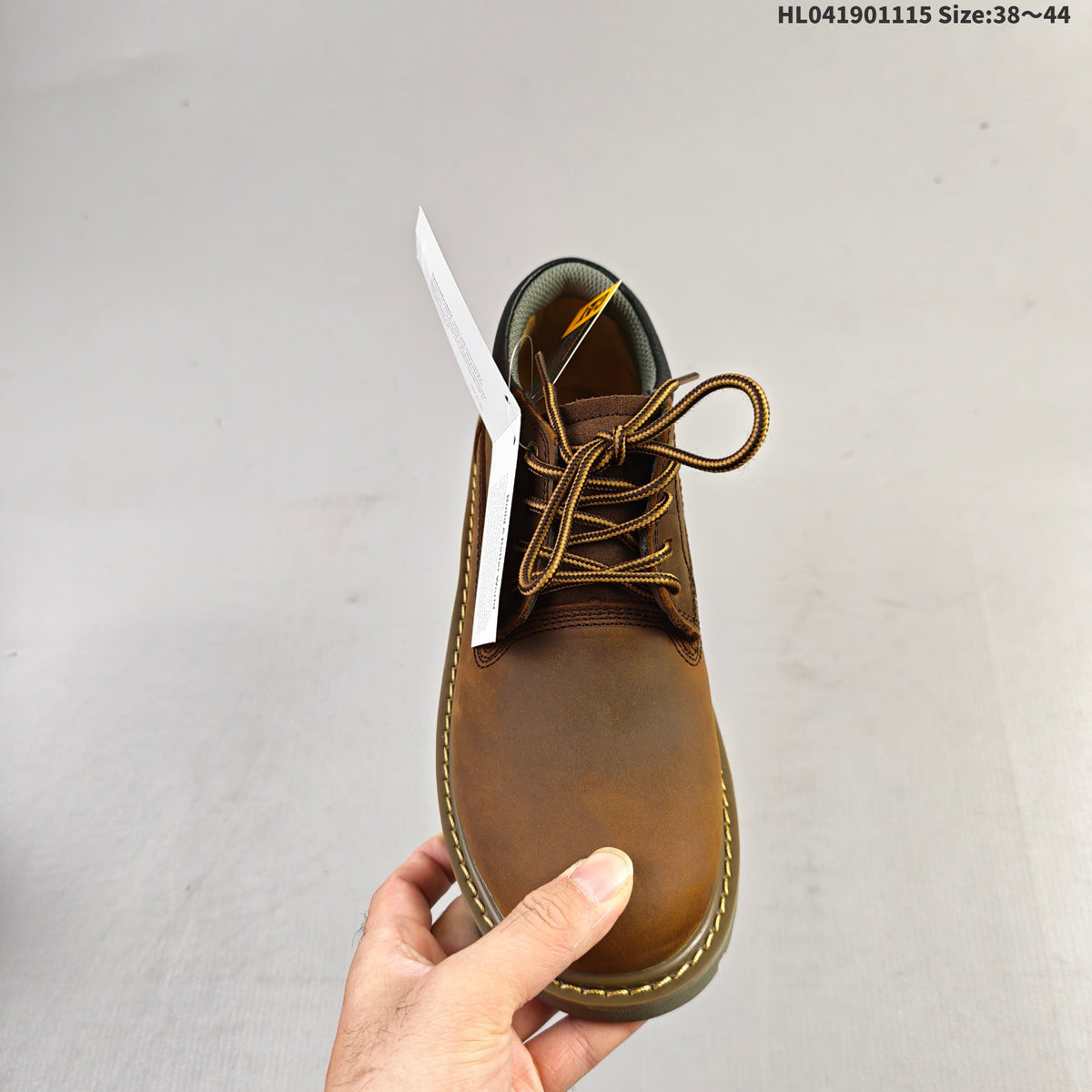 Brown Low-Cut Lace-Up Utility Boots HL041901115 by CAT - product image from the listing.
