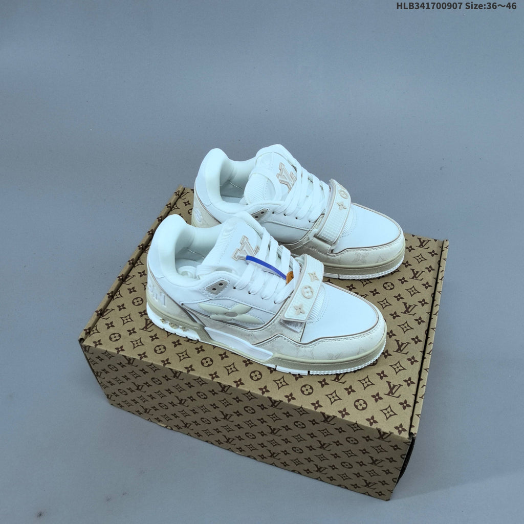 Women's Louis Vuitton LV Trainer-Style Platform Sneakers - product image from the listing.