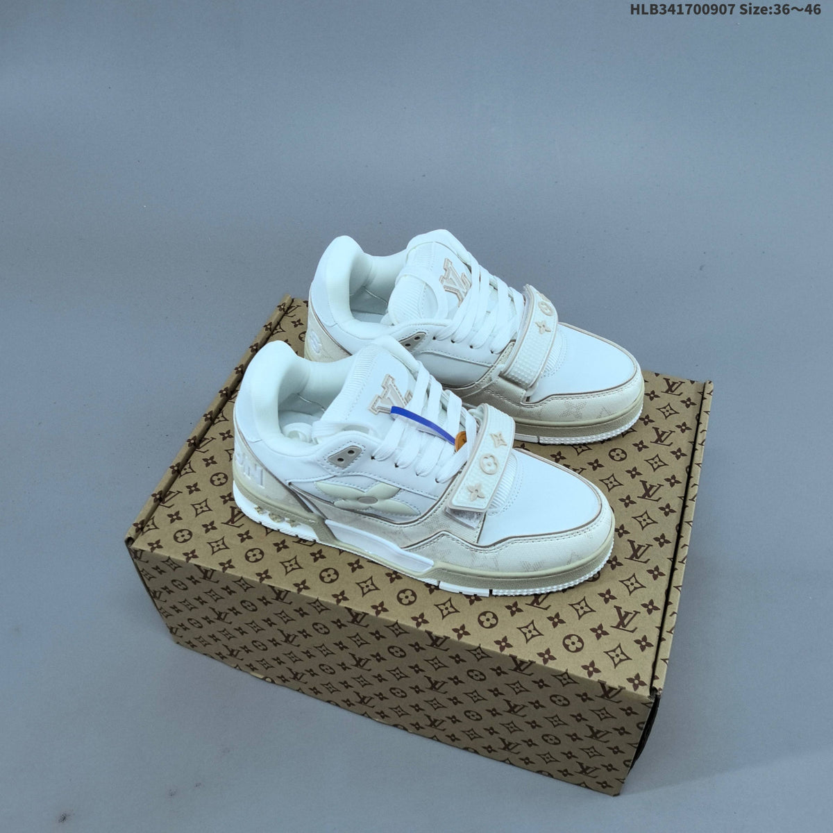 Women's Louis Vuitton LV Trainer-Style Platform Sneakers - product image from the listing.