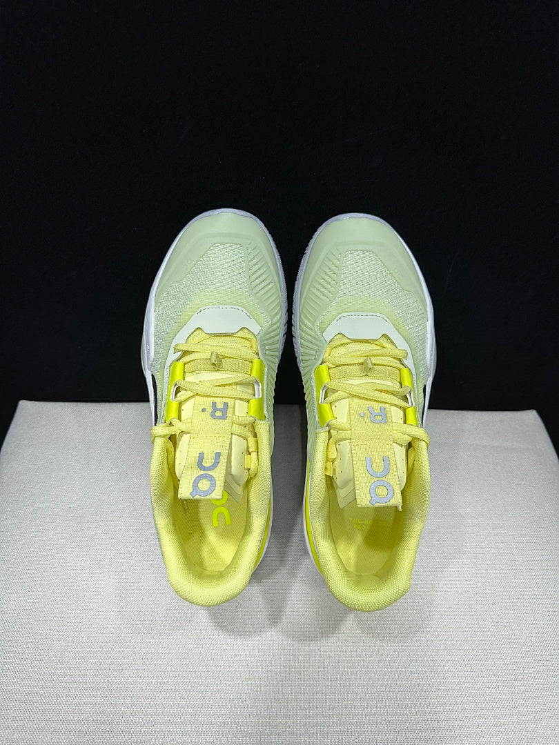 On The Roger Pro Fire Clay Tennis Shoes, in Yellow - product image from the listing.