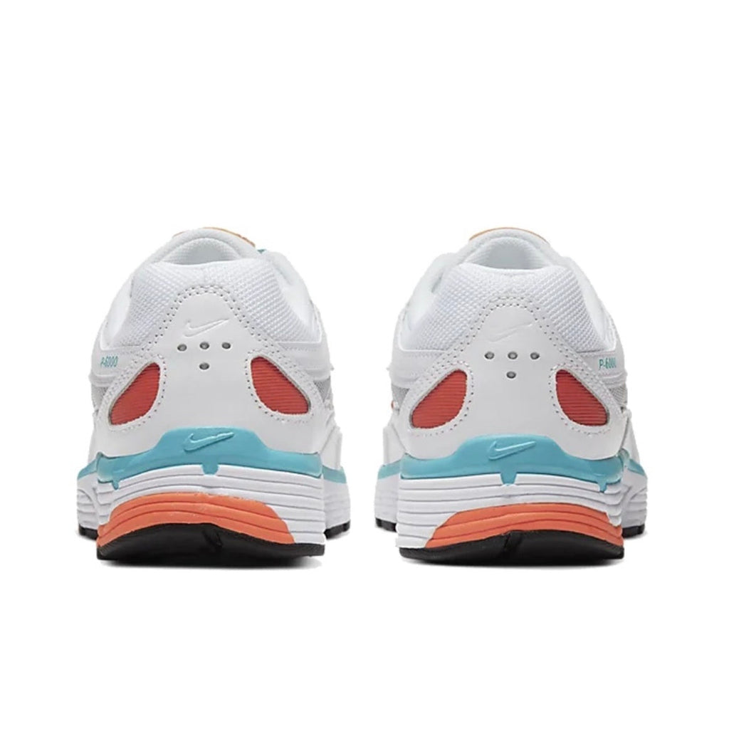 Nike P-6000 Sneakers in White Orange Teal - product image from the listing.
