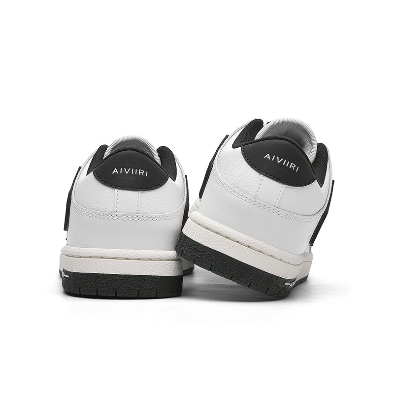 AIVIIRI MFS003-111 Low-Top Sneakers in White and Black - product image from the listing.