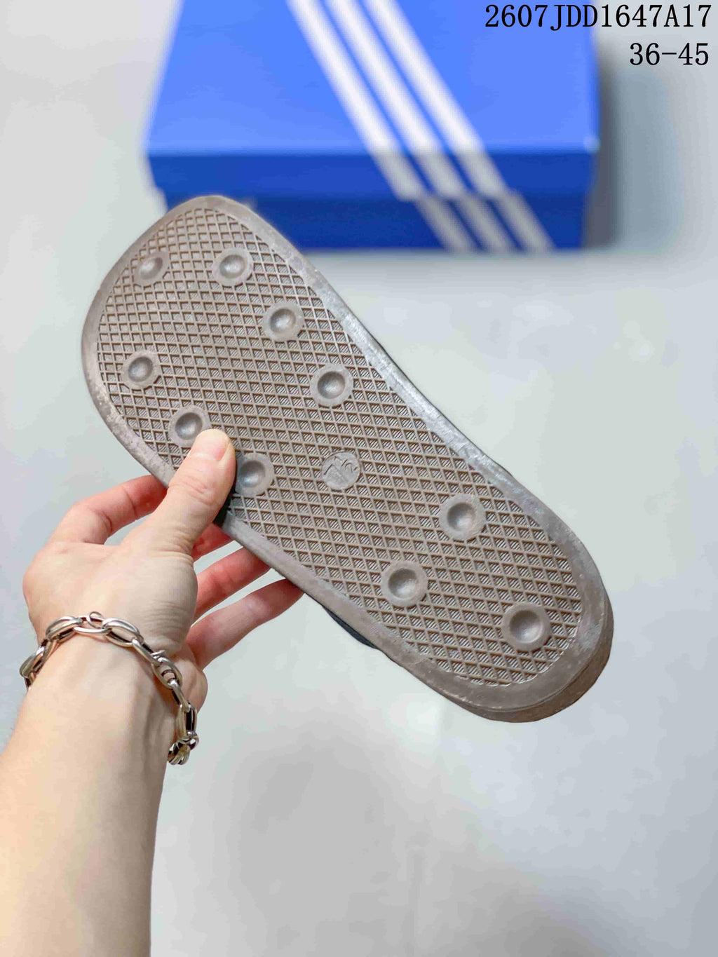 adidas Adimule Slide Sandals in Black JQ4367 - product image from the listing.