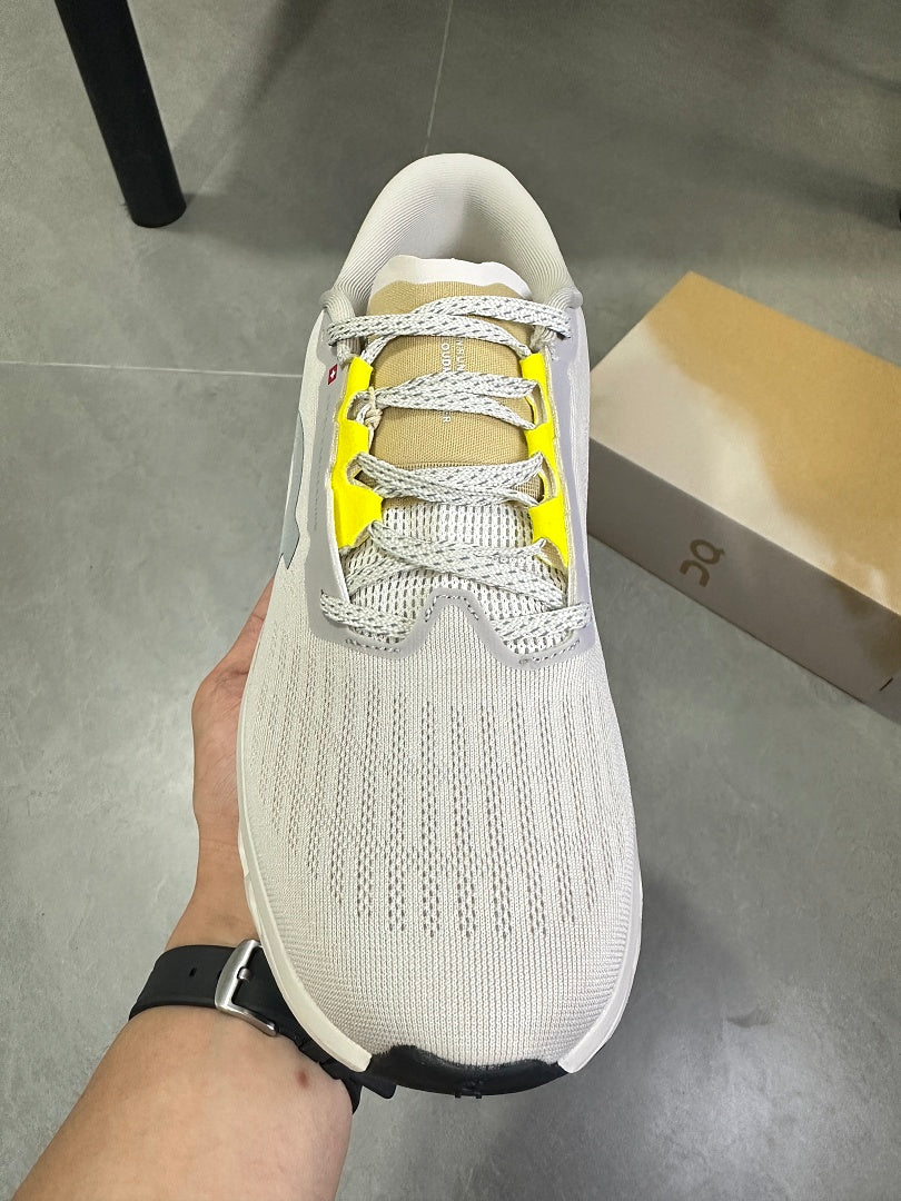 On Running Cloudmonster Running Shoes, in Ivory Yellow - product image from the listing.