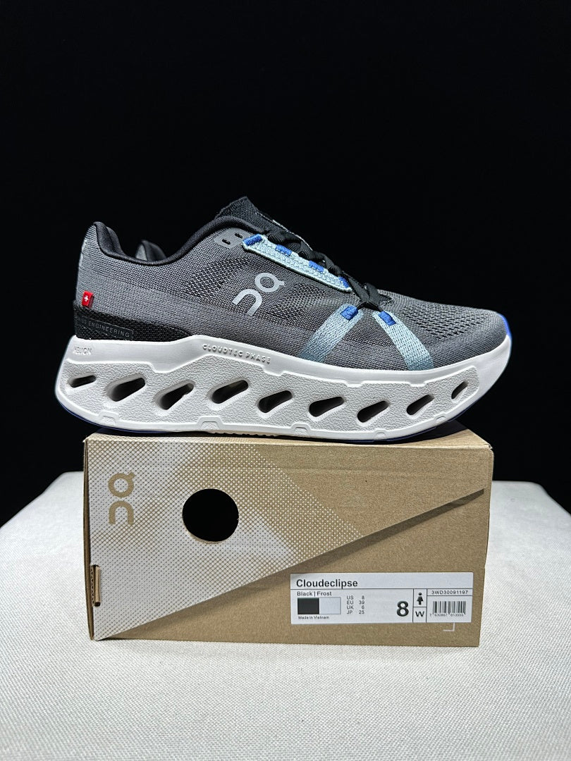 Gray and Blue On Cloudeclipse Running Shoes - product image from the listing.