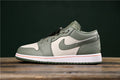 Nike Dunk Low Sneakers in Sage in Green and White - product image from the listing.