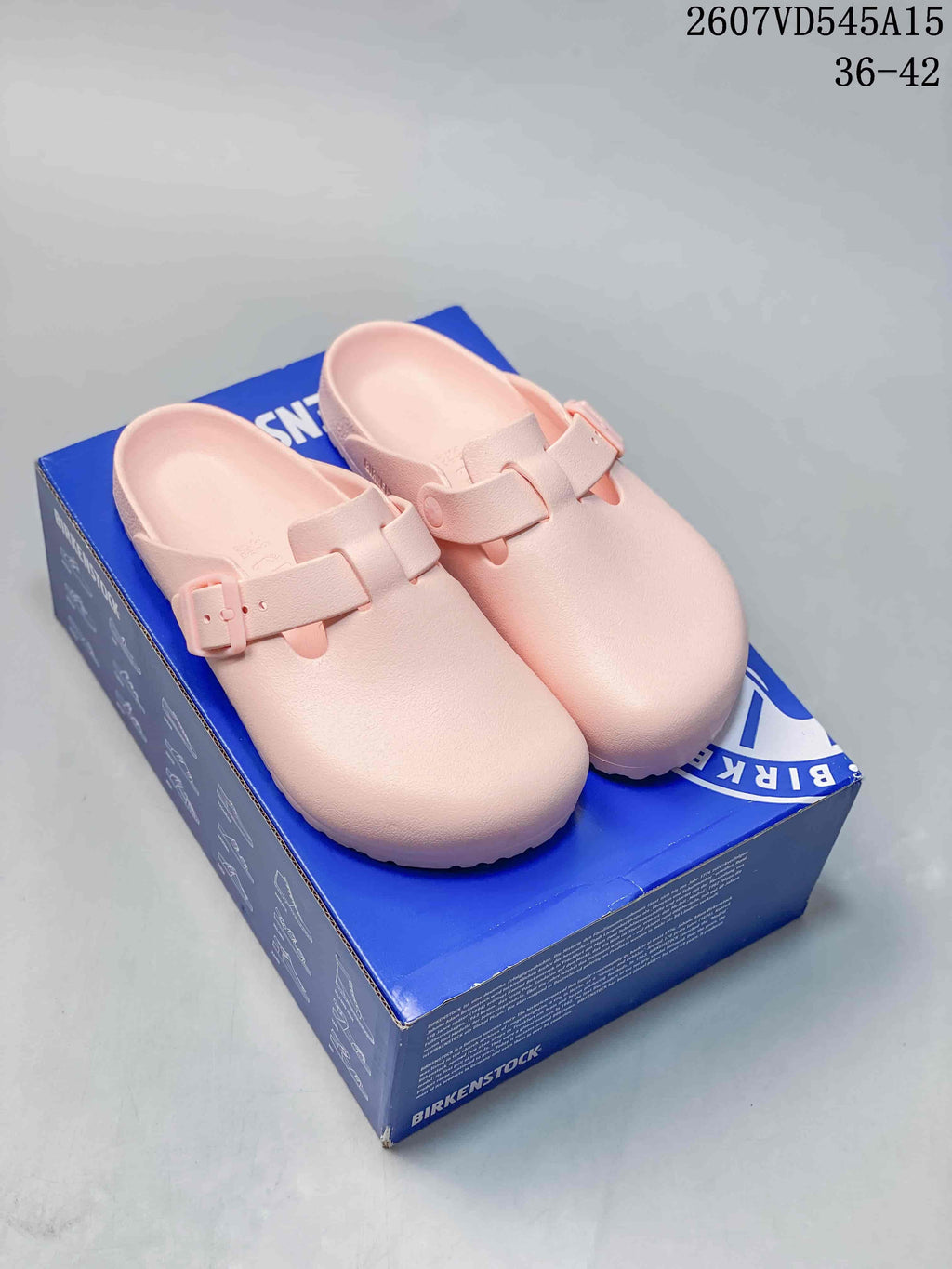 Birkenstock Madrid Big Buckle EVA Sandals in Pink 07VD545A15 - product image from the listing.