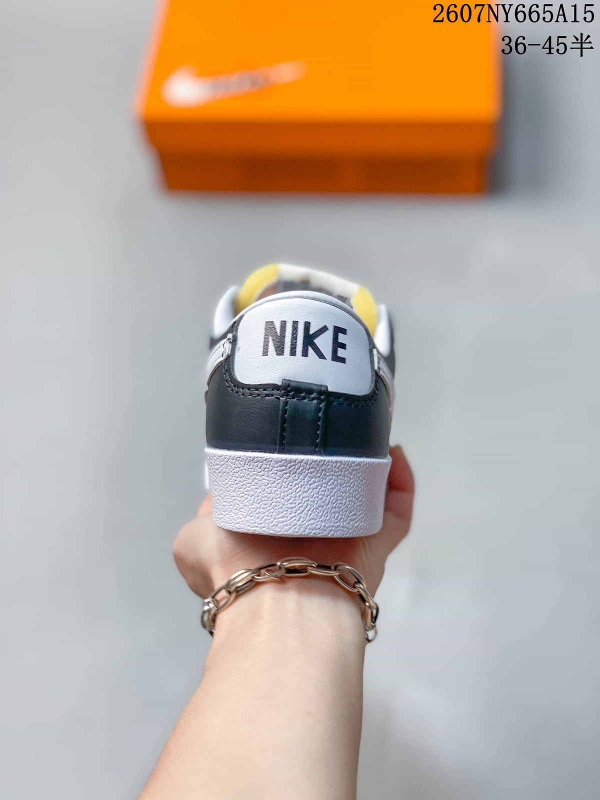Nike Blazer Low Premium Black White CI9888-001 Trainers - product image from the listing.