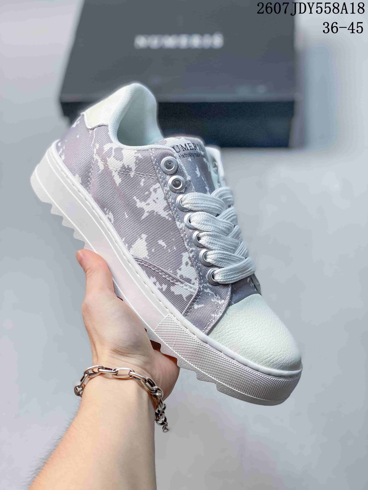 NUMERIS Low-Cut Platform Sneakers in Multiple Colorways - product image from the listing.
