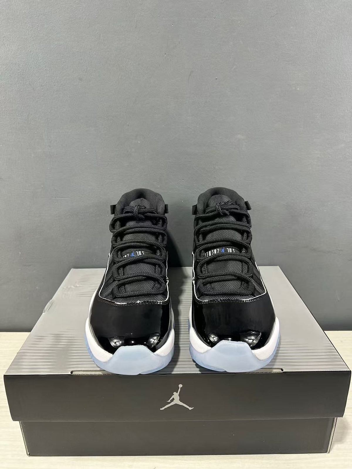 Air Jordan 11 Retro High Black Blue Sneakers CT8012-900 - product image from the listing.