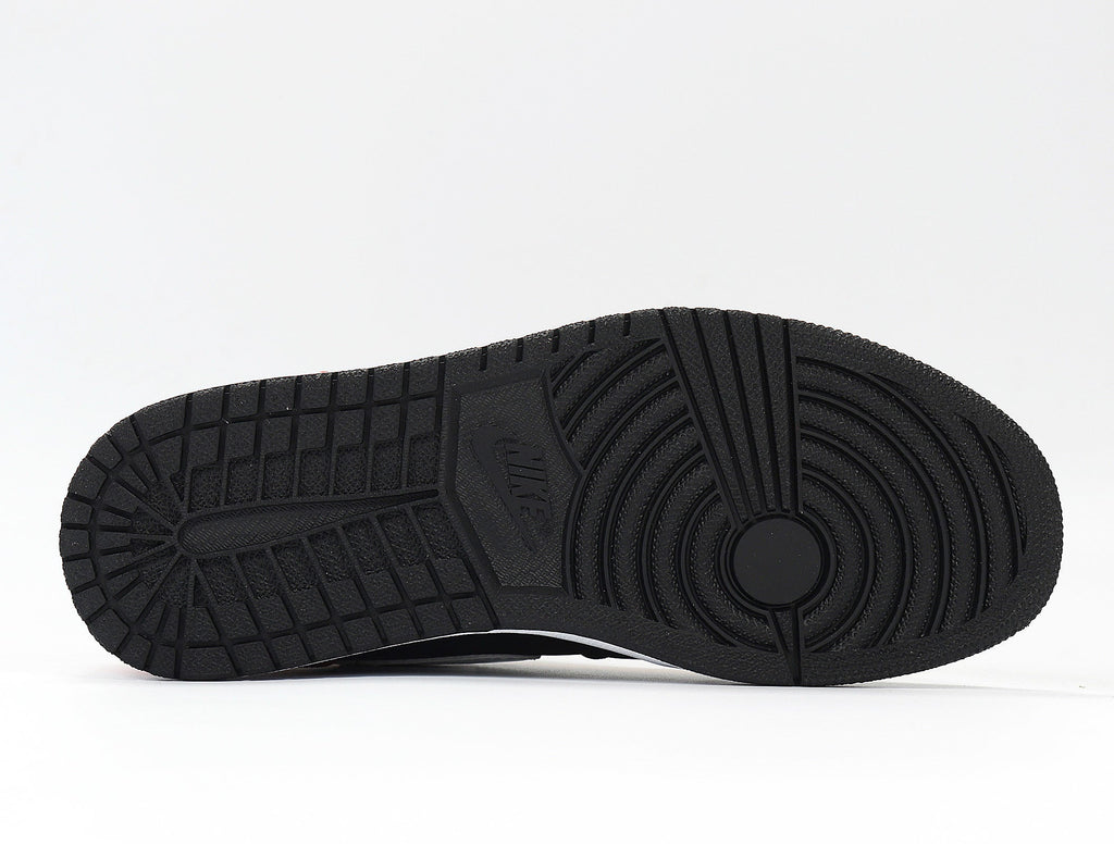 Jordan 1 Low Sneakers in Black Yellow Red 852542-087 - product image from the listing.