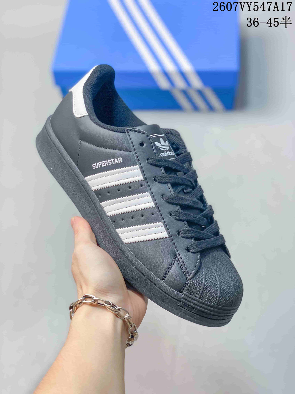 adidas Superstar Sneakers White or in Black 2607VY547A17 - product image from the listing.