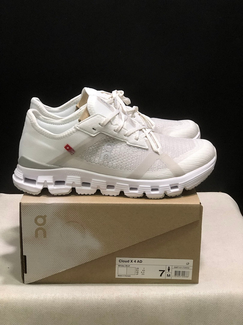 On Cloud X 4 AD Sneakers in White - product image from the listing.