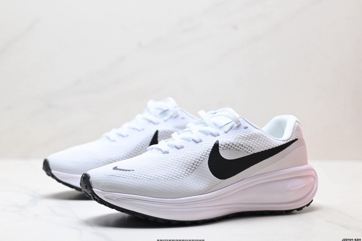 Nike Revolution 8 Running Shoes, in White and Black - product image from the listing.