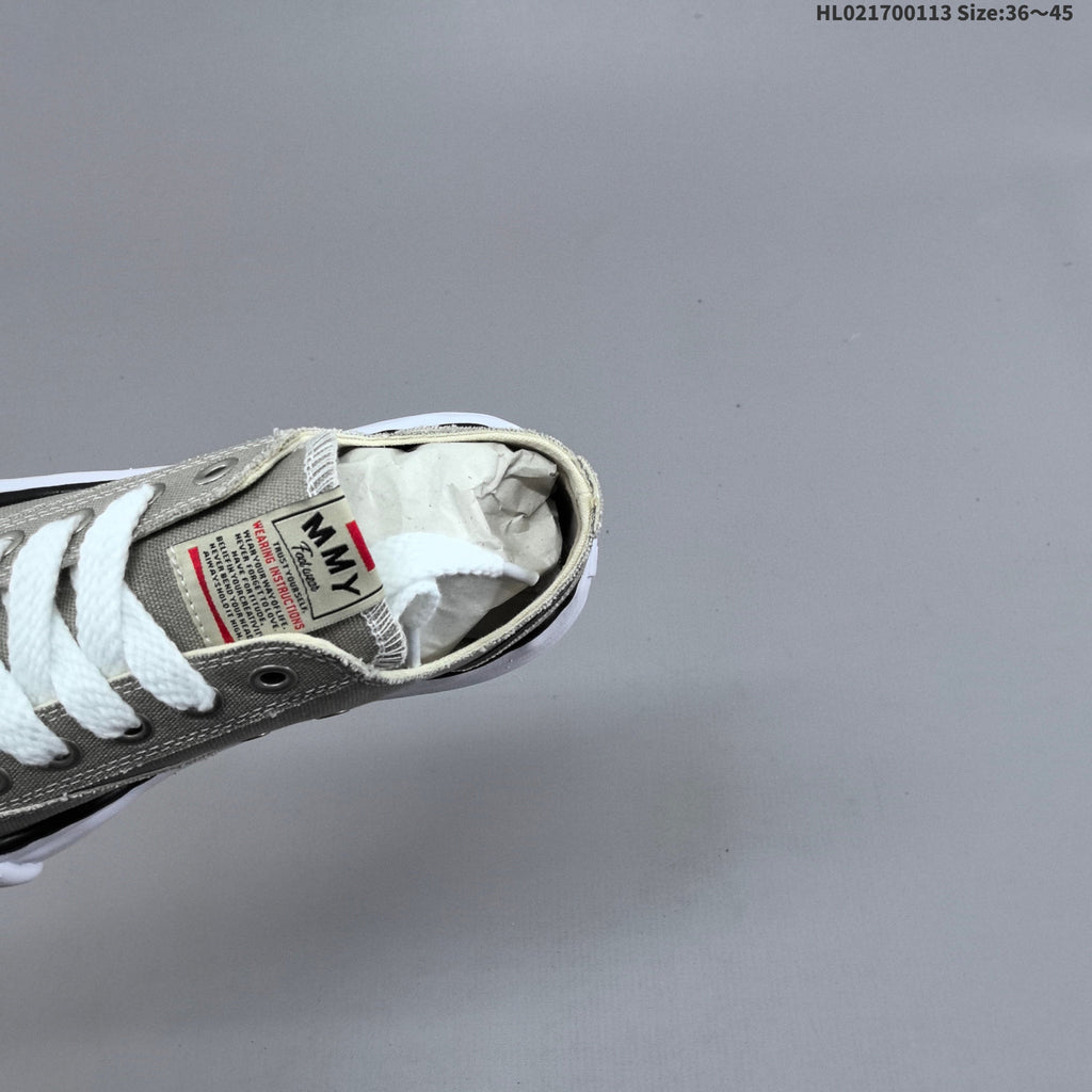Maison Mihara Yasuhiro Original Sole Canvas Low Trainers - product image from the listing.